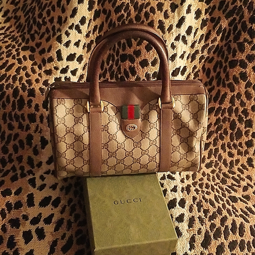 Gucci Ophidia Vintage Web Satchel